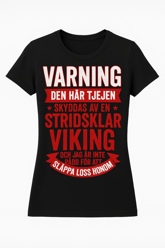 VARNING – Stridsklar Viking T-shirt